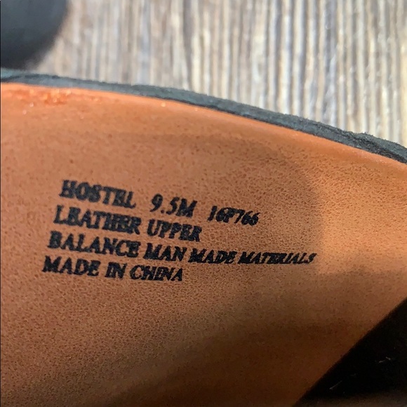 OTBT Hostel Cork Heeled Slide Black Leather (9.5) - Picture 8 of 13